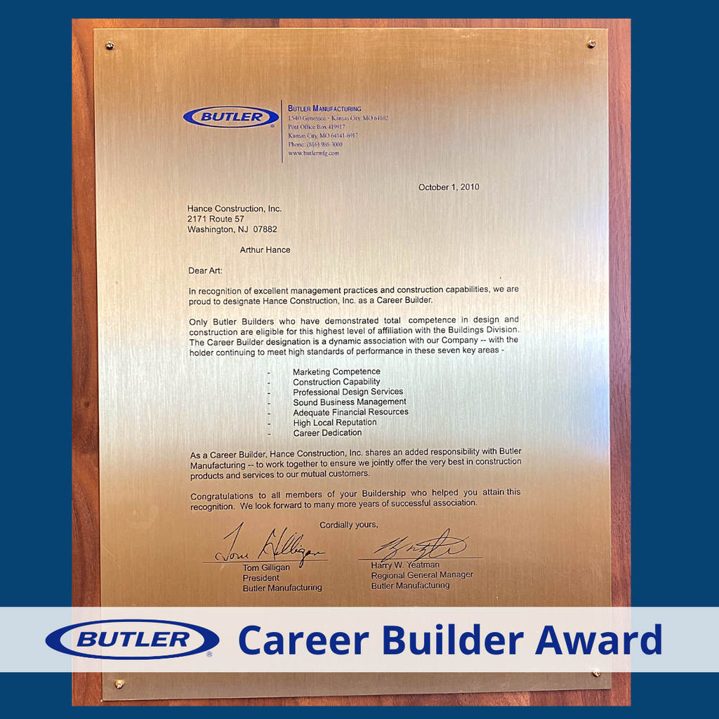 Butler Career Builder Award