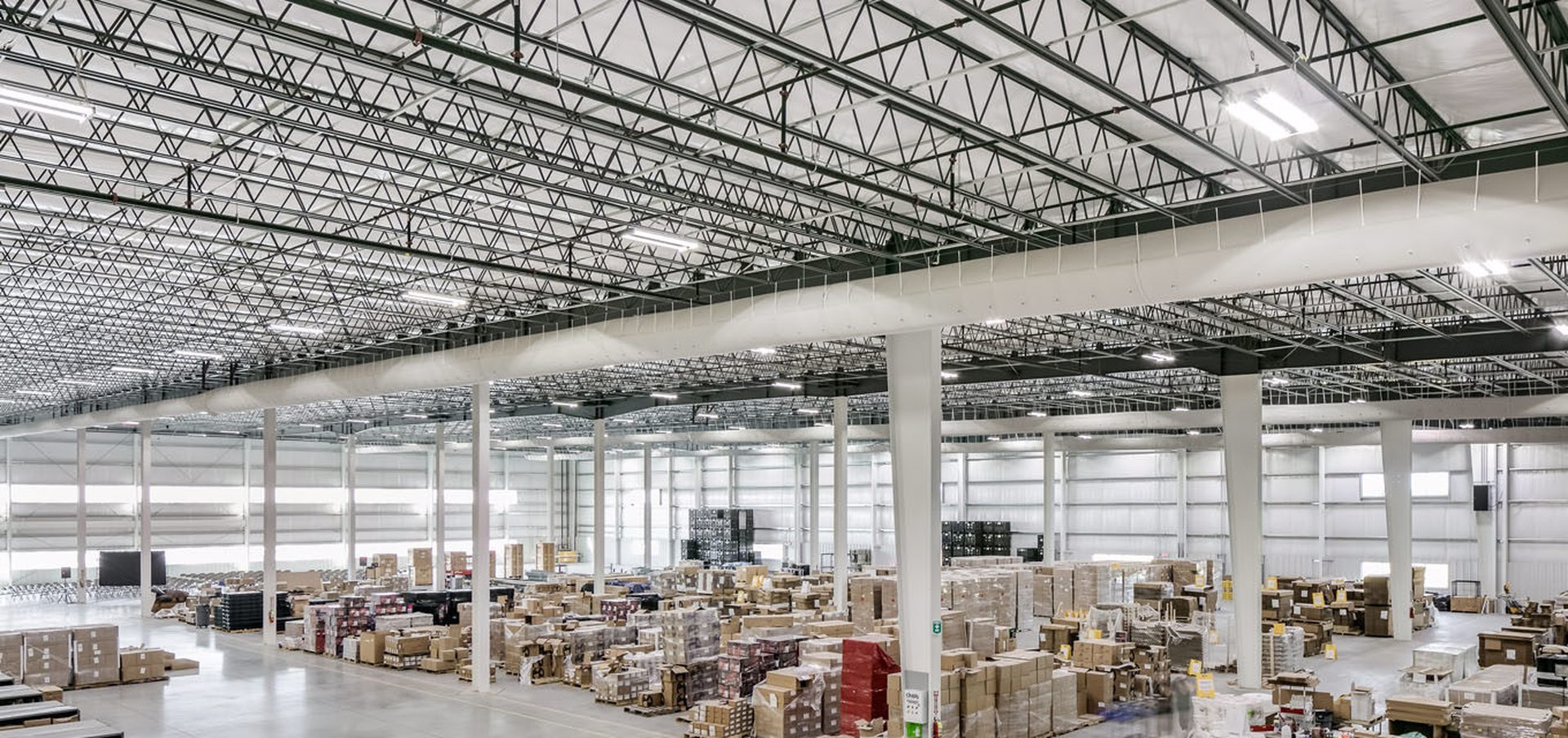 Steel Building Construction Butler Steel Building used for warehousing
