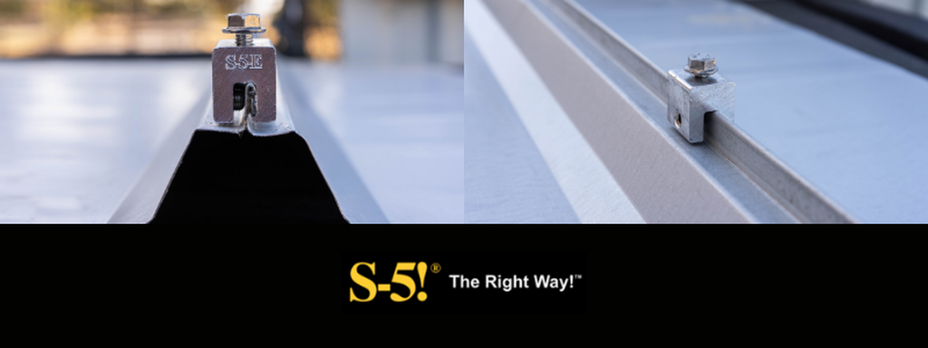 S-5! Clamps S-5! Clamps on MR24 Standing Seam Roof