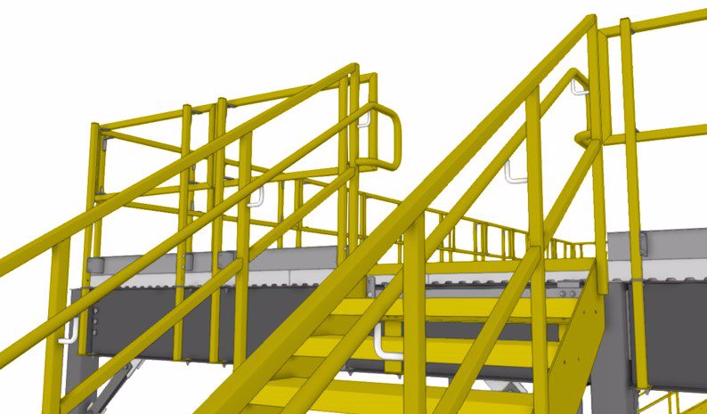 Express Mez Railings & Stairs Express Mez Railings & Stairs